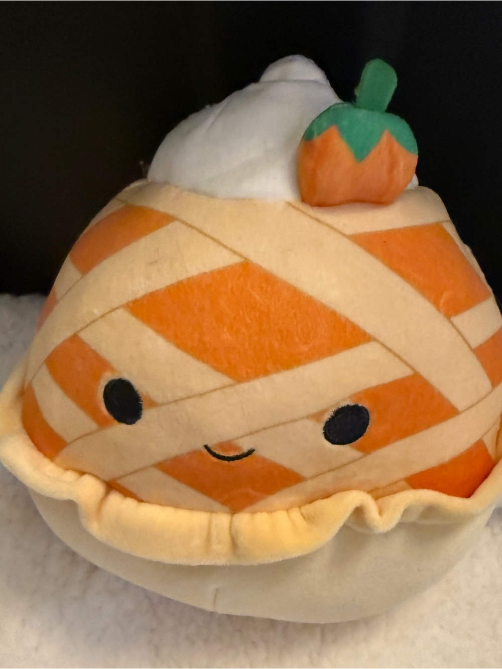Squishmallow Kids Orange Pumpkin Pie Plush